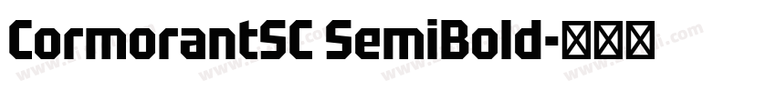 CormorantSC SemiBold字体转换 CormorantSC SemiBold字体转换